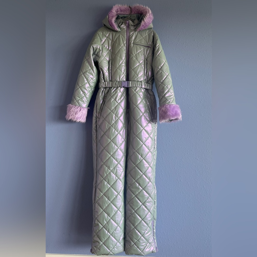CLUB EXX / Dolls Kill Purple Snow Ski Suit